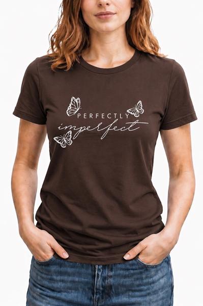 Футболка ALIA (M-3XL) AL168 brown (лето)