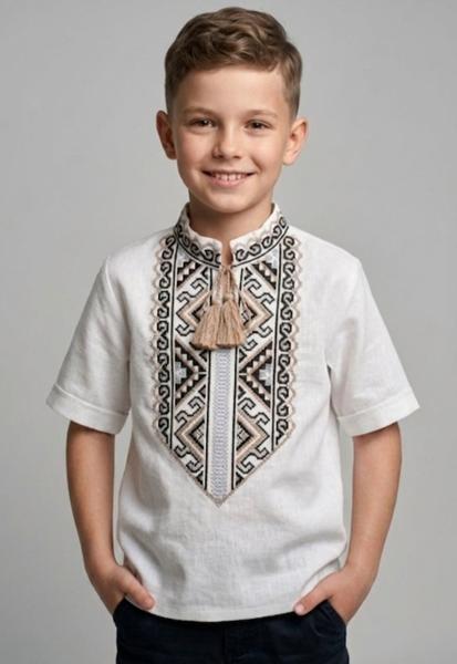 Вышиванка Limerense (116-146) DD194 white (лето)