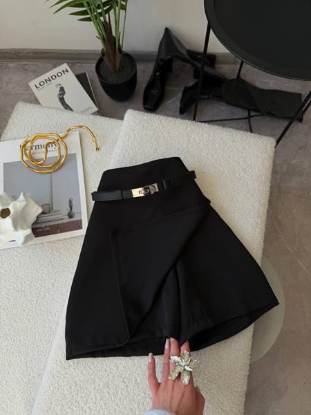 Юбка-шорты Sofi Cor (42-48) 9027 black (лето)