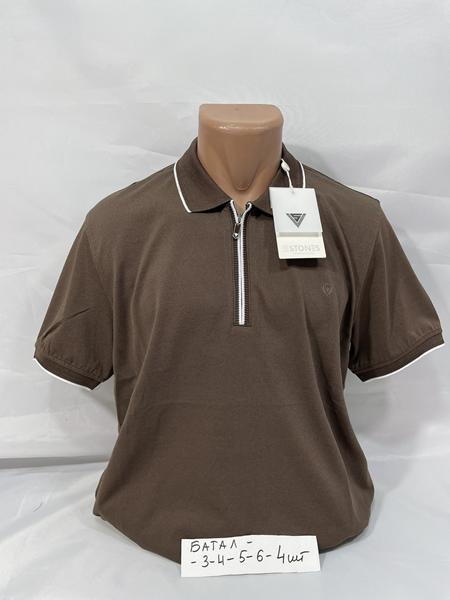 Футболка Sabihina (3XL-6XL) SB2047 brown (лето)