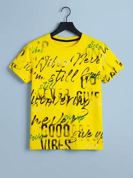 Футболка Dino (9-12) DN774 yellow (лето)