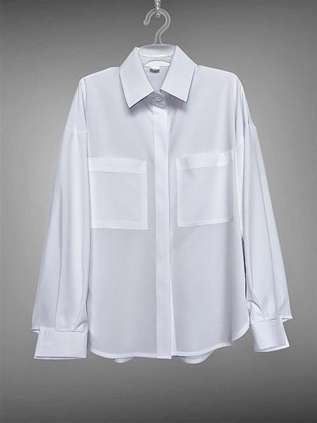 Рубашка SunnyTot (122-140) ST04 white (деми)