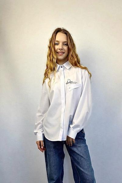 Рубашка SunnyTot (146-164) ST11 white (деми)
