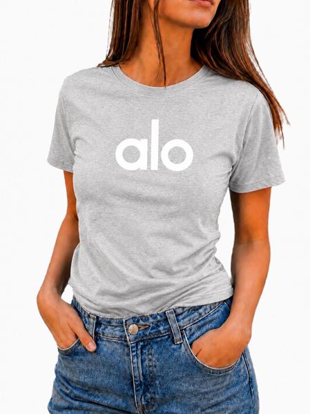 Футболка ALIA (M-3XL) AL181 grey (лето)