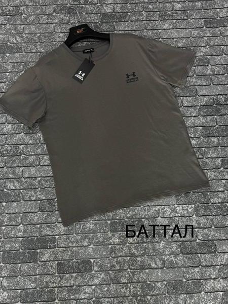 Футболка F.T.H (3XL-4XL) F1472 grey (лето)