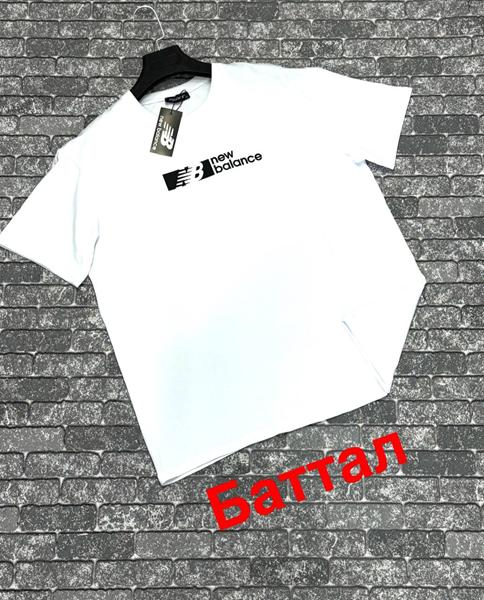 Футболка F.T.H (3XL-4XL) F1481 white (лето)