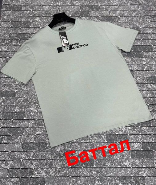 Футболка F.T.H (3XL-4XL) F1483 l.grey (лето)