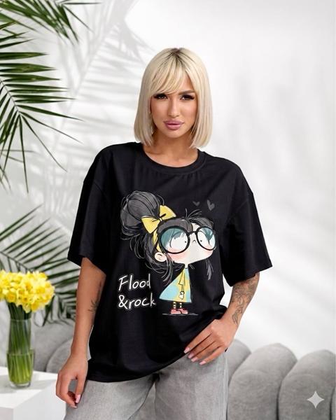 Футболка Lelis (one size) 1060-25 black (лето)