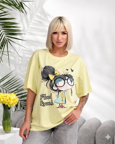 Футболка Lelis (one size) 1060-25 yellow (лето)