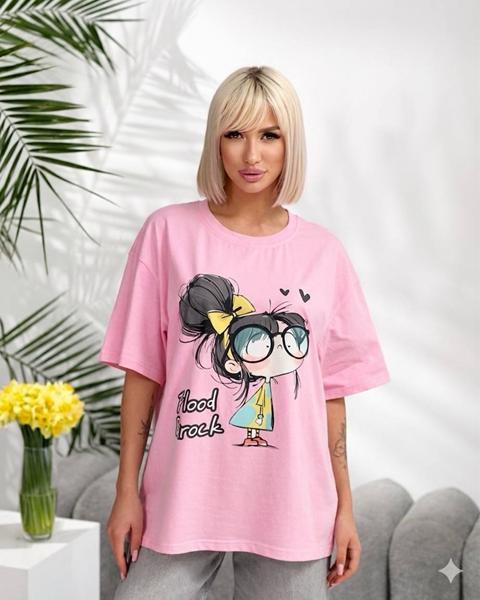 Футболка Lelis (one size) 1060-25 pink (лето)