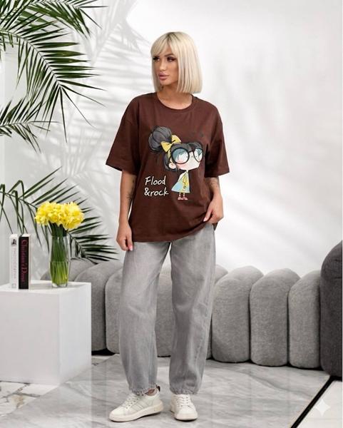 Футболка Lelis (one size) 1060-25 brown (лето)