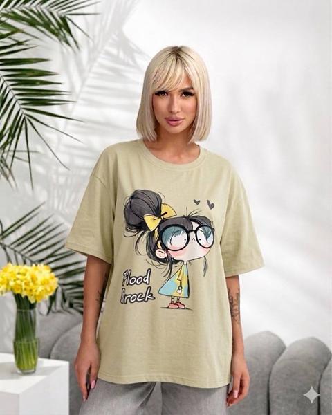Футболка Lelis (one size) 1060-25 olive (лето)