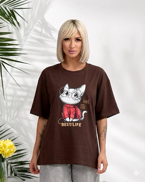 Футболка Lelis (one size) 1060-26 brown (лето)