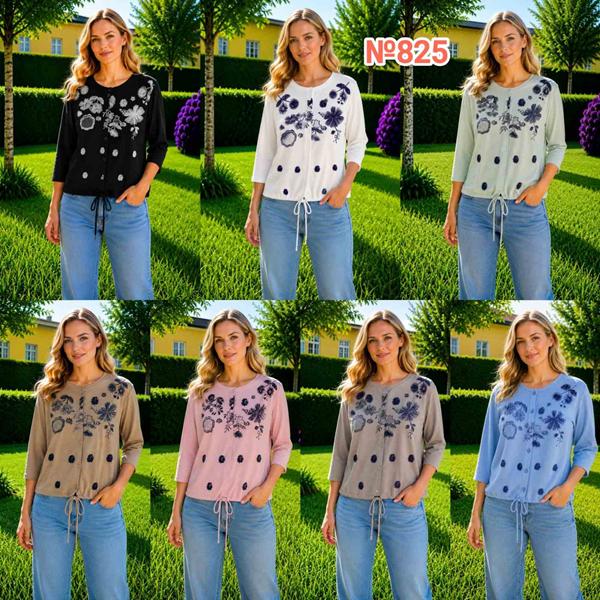 Свитер Monarlir (3XL-6XL) 0825 pink (деми)
