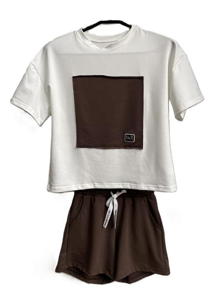 Костюм MSO (S-XL) 1269 brown (лето)