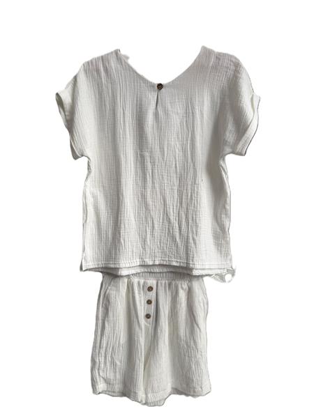 Костюм MSO (S-XL) 5284 white (лето)