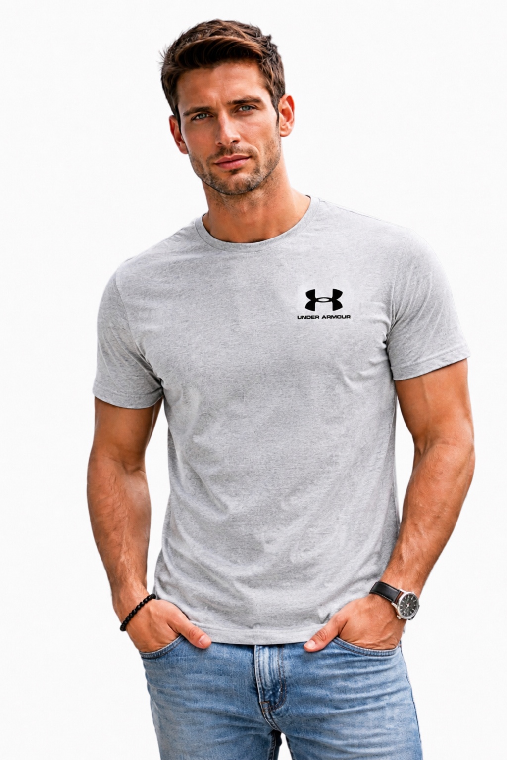 Футболка ALIA (S-3XL) AL191 grey (лето)