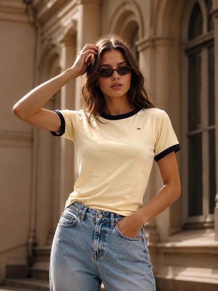 Футболка New Season (42-46) F1708 beige (лето)