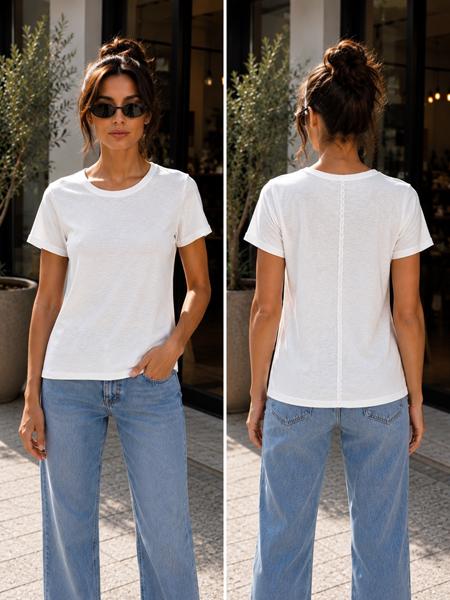 Футболка New Season (42-46) F1710 white (лето)