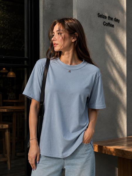 Футболка New Season (44-48) F1730 l.blue (лето)