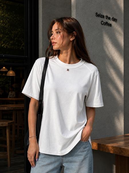 Футболка New Season (44-48) F1730 white (лето)