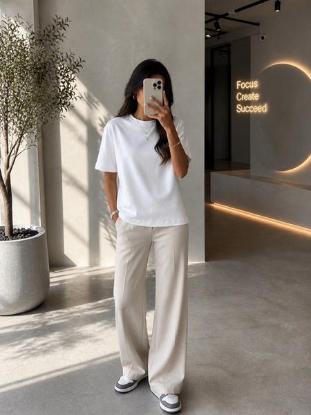 Футболка New Season (S-L) FB1705 white (лето)