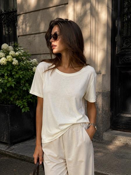 Футболка New Season (42-46) FB1706 milk (лето)