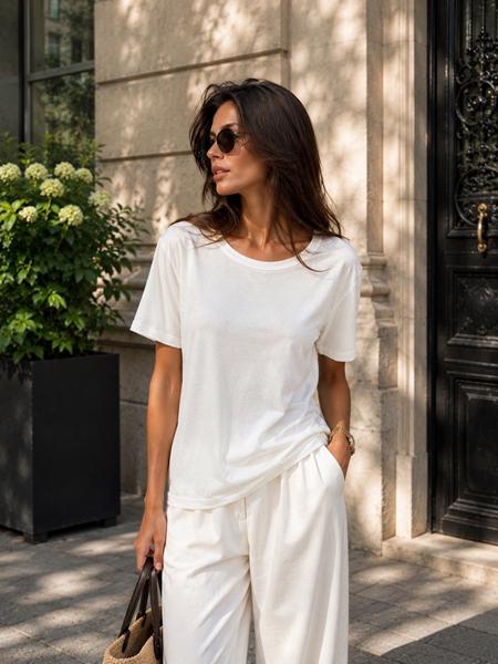 Футболка New Season (42-46) FB1706 white (лето)