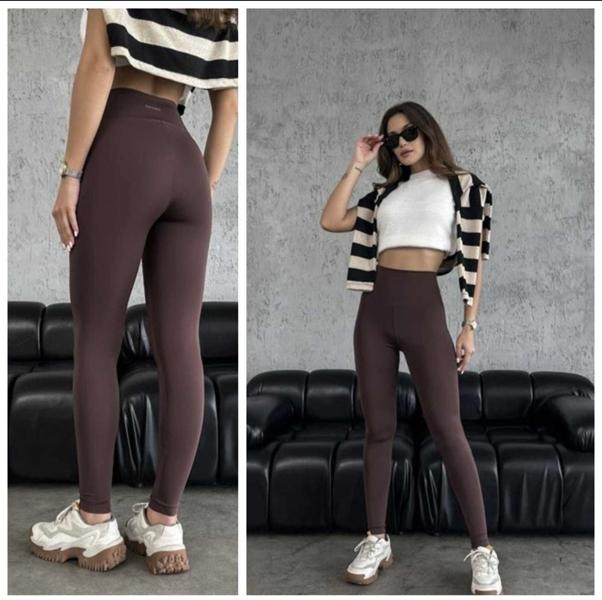 Лосины New Season (S-XL) LO1724 brown (деми)