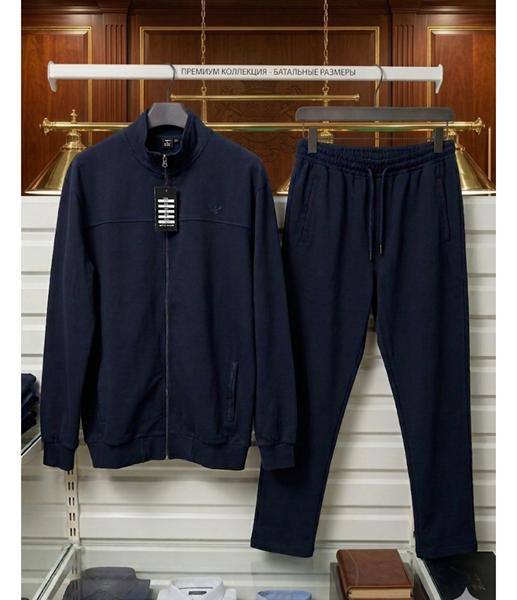 Костюм спорт Style M.Clothes (3XL-5XL) 332 navy (деми)