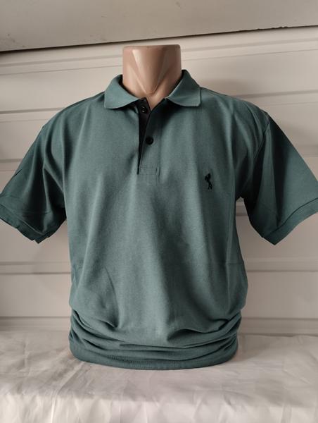 Футболка Panda (M-3XL) 1848 green (лето)