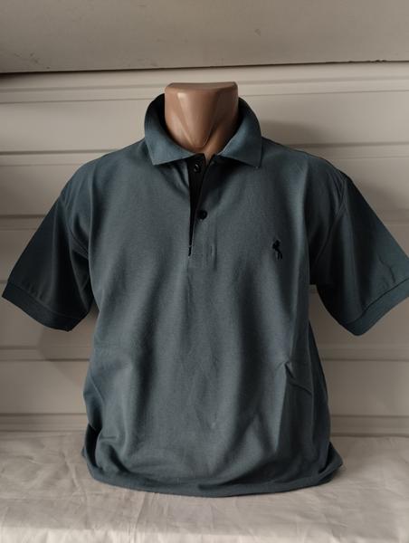 Футболка Panda (M-3XL) 1850 d.green (лето)