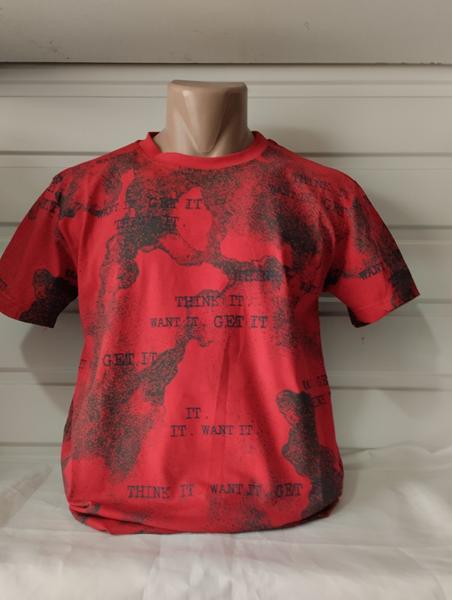 Футболка Panda (S-2XL) 1859 red (лето)