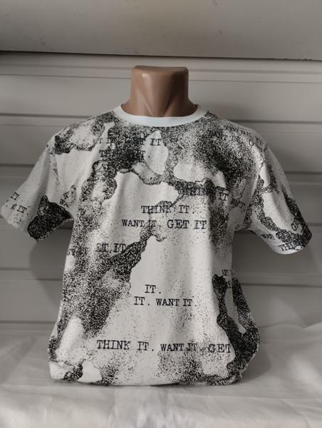 Футболка Panda (S-2XL) 1862 white (лето)