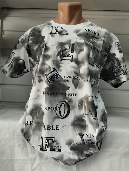 Футболка Panda (2XL-6XL) 1876 white (лето)