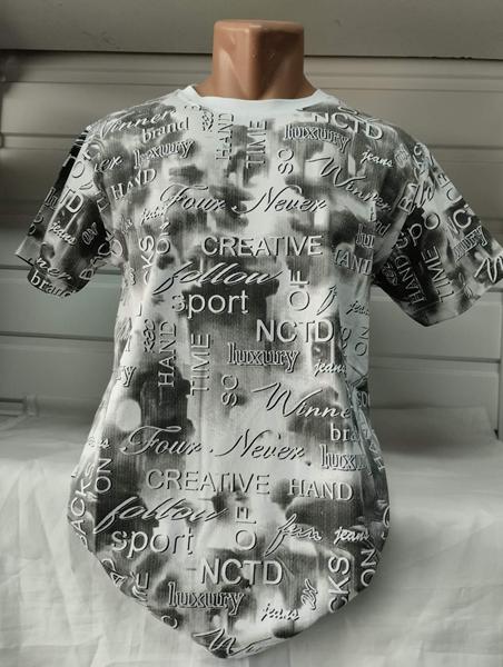 Футболка Panda (2XL-6XL) 1878 white (лето)