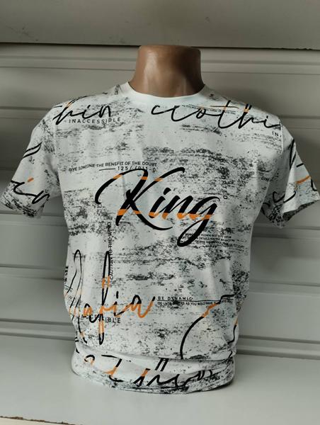 Футболка Panda (S-2XL) 1890 white (лето)