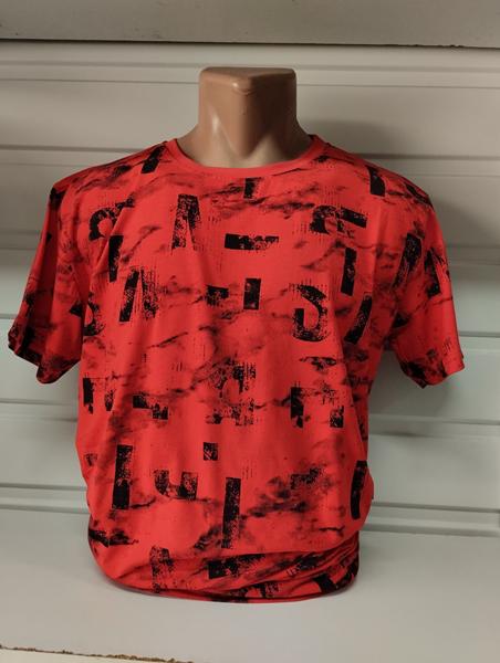 Футболка Panda (S-2XL) 1891 red (лето)