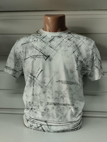 Футболка Panda (S-2XL) 1892 white (лето)