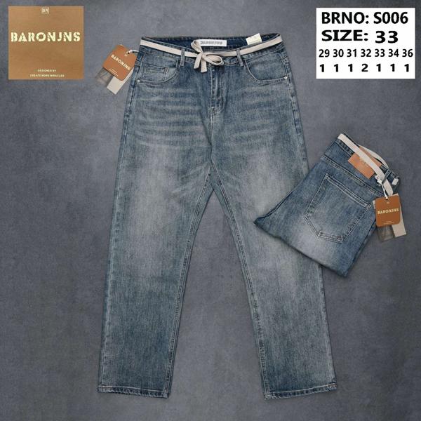 Джинсы God Baron (29-36) S006 blue (деми)
