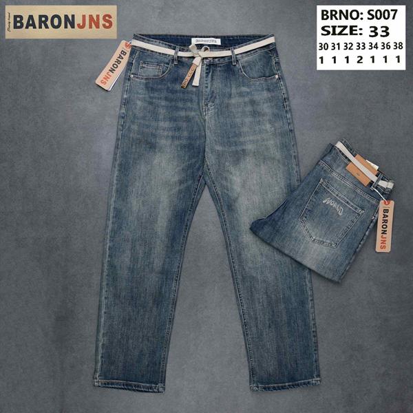 Джинсы God Baron (30-38) S007 blue (деми)