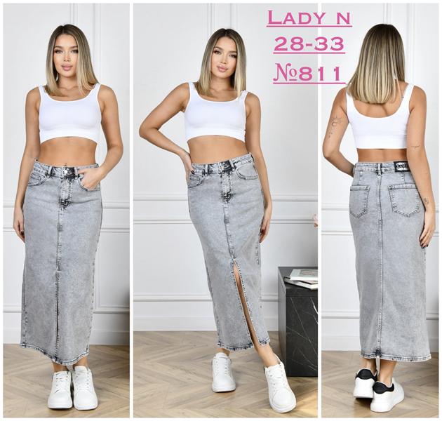 Юбка Jeans Club (28-33) 811 l.grey (лето)