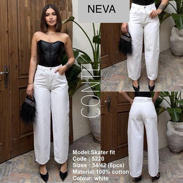 Джинсы Jeans Club (34-42) 5220 white (деми)