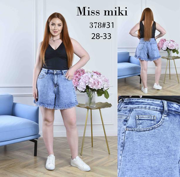 Шорты Jeans Club (28-33) 378 l.blue (лето)