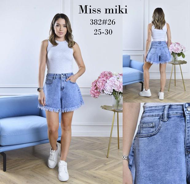 Шорты Jeans Club (25-30) 382 l.blue (лето)