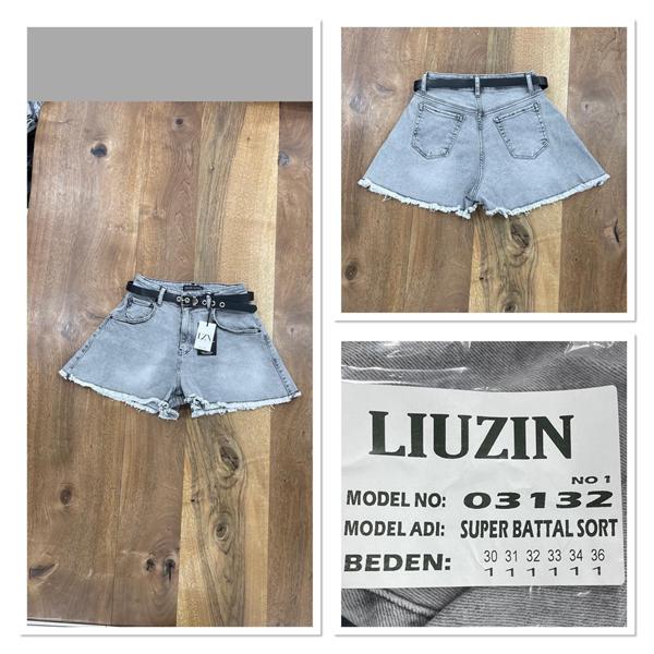 Шорты Jeans Club (30-36) 3132 l.grey (лето)
