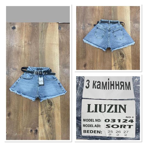 Шорты Jeans Club (25-27) 3124-3 blue (лето)
