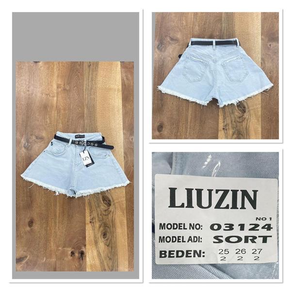 Шорты Jeans Club (25-27) 3124-1 l.blue (лето)