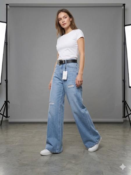 Джинсы Maxim Jeans (25-30) 3340-073-1 blue (деми)