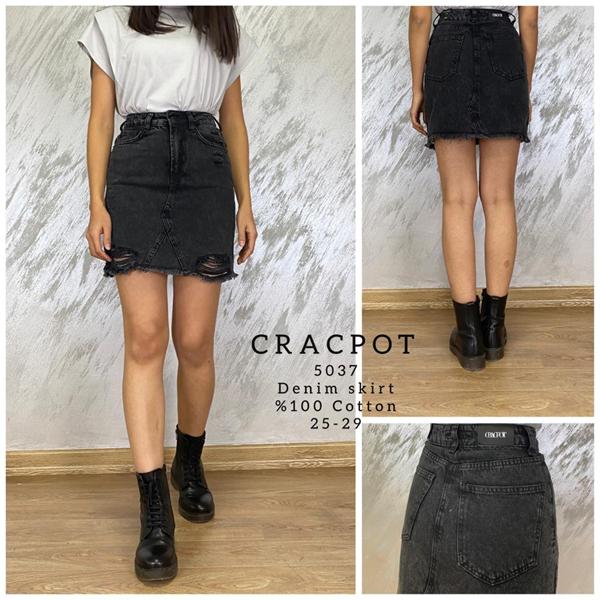 Юбка Maxim Jeans (25-29) 5037 black (лето)